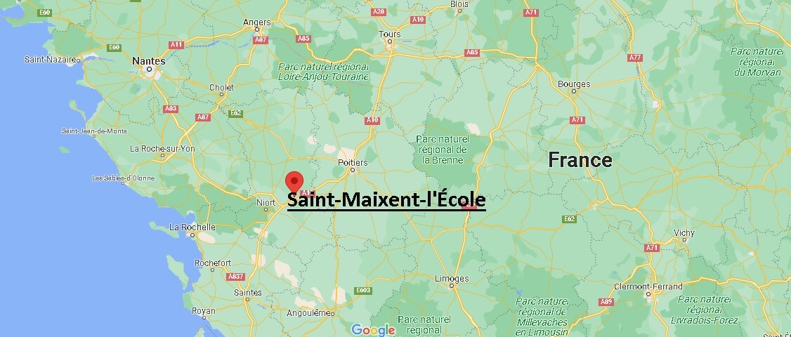 Où se trouve Saint-Maixent-l'École