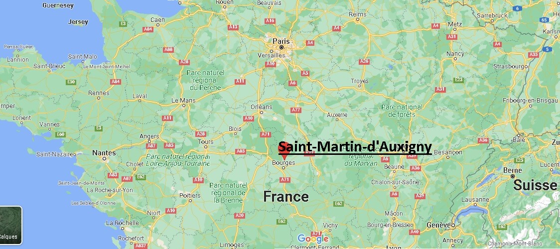 Où se trouve Saint-Martin-d'Auxigny