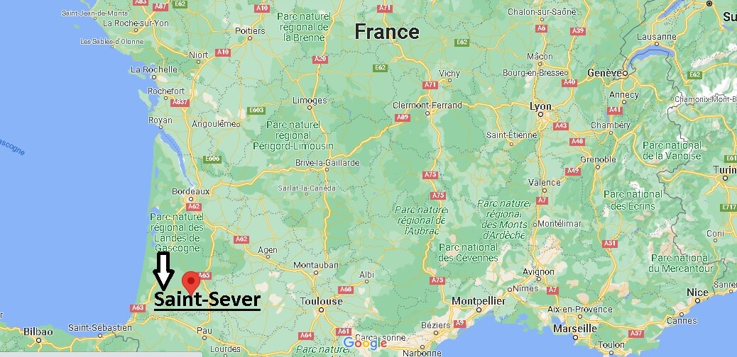 Où se trouve Saint-Sever