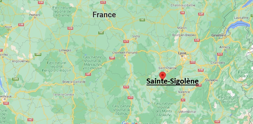 Où se trouve Sainte-Sigolène