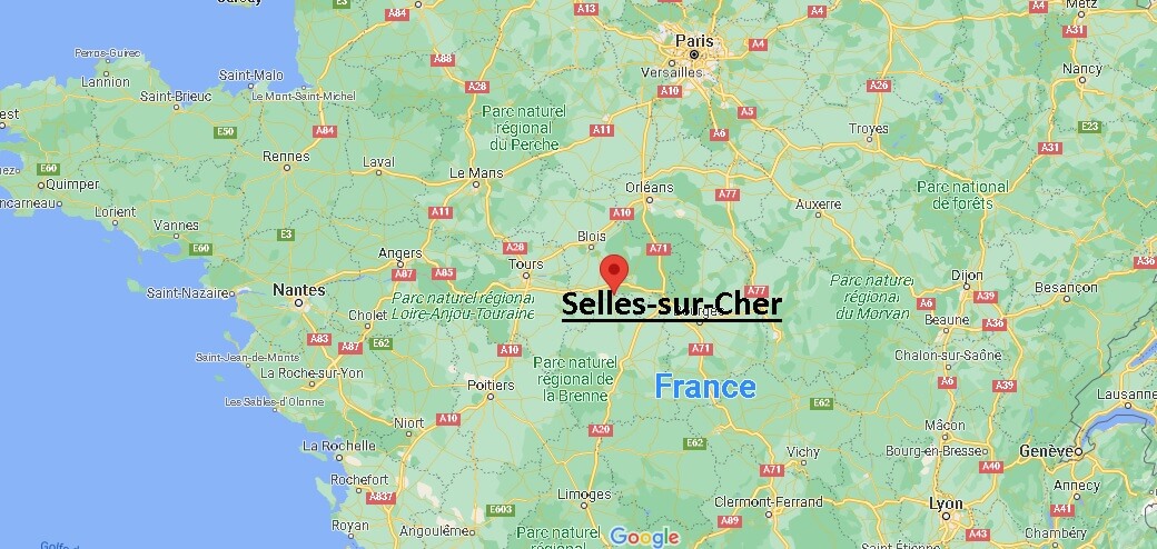 Où se trouve Selles-sur-Cher