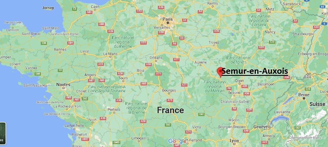 Où se trouve Semur-en-Auxois