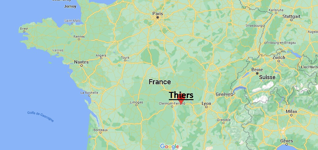 Où se trouve Thiers