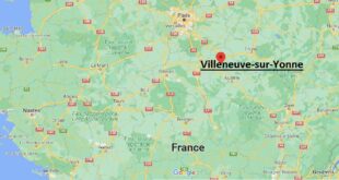 Où se trouve Villeneuve-sur-Yonne