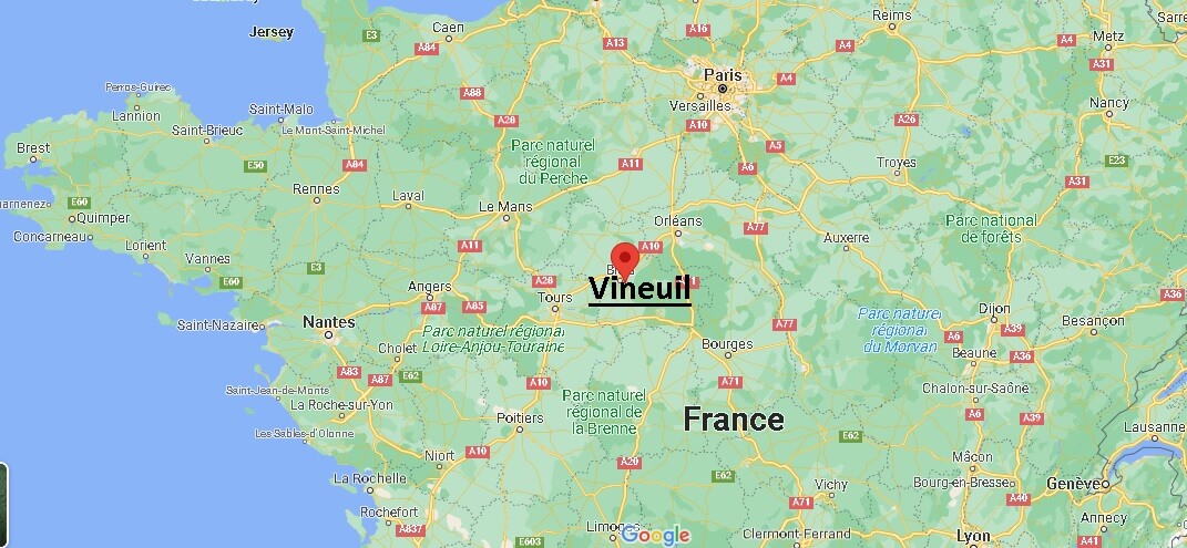 Où se trouve Vineuil