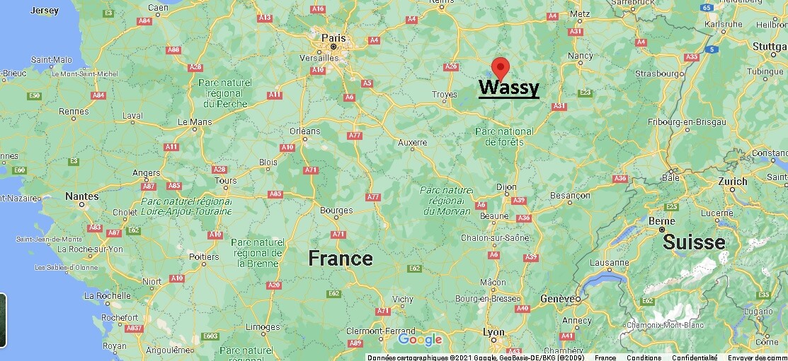 Où se trouve Wassy