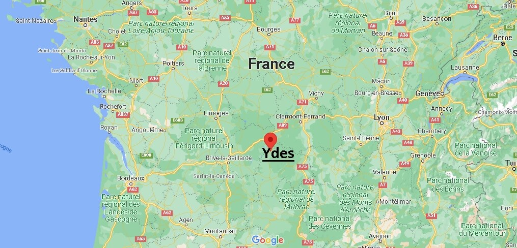 Où se trouve Ydes