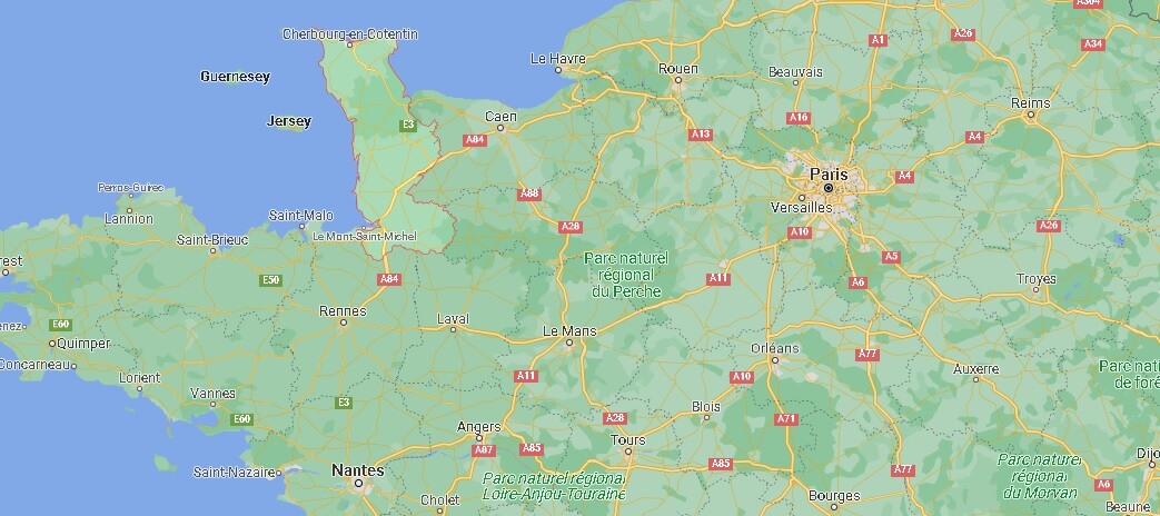 Où se trouve la Manche sur la carte