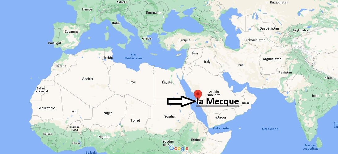 Où se trouve la Mecque