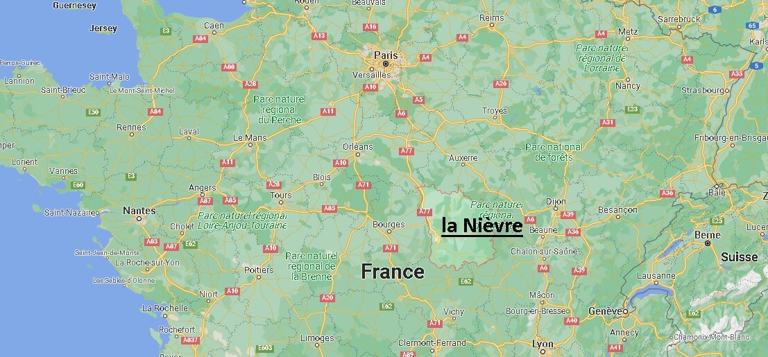 Où se trouve la Nièvre en France