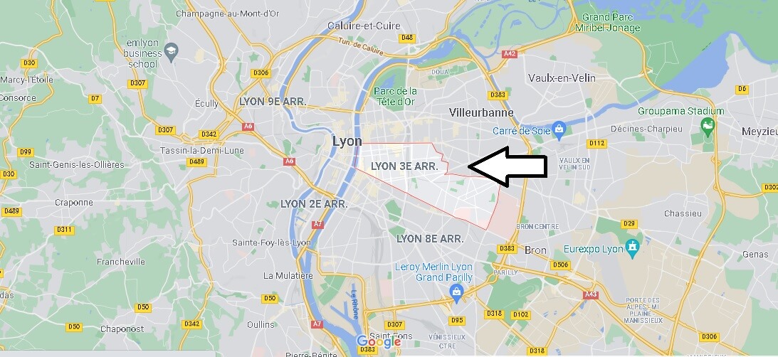 Où se trouve le 3e Arrondissement de Lyon