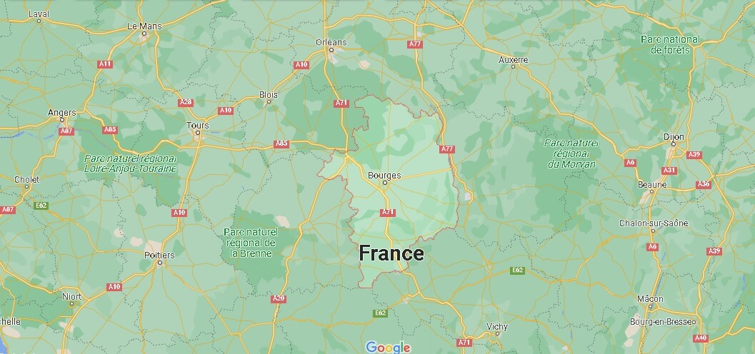 Où se trouve le Cher dans la France