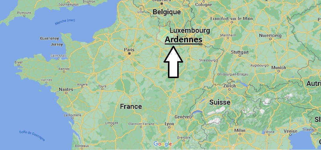 Où se trouve les Ardennes