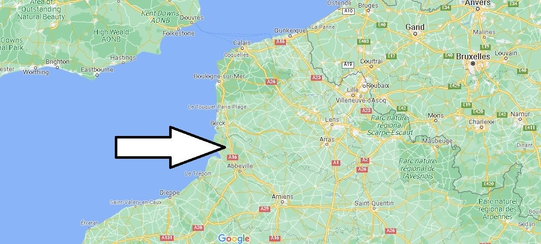 Carte Nord-Pas-de-Calais
