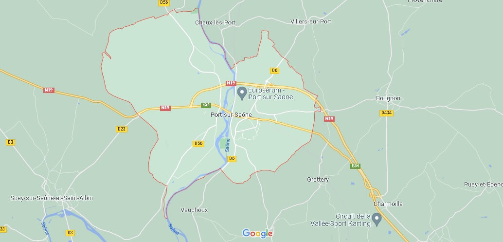 Carte Port-sur-Saône