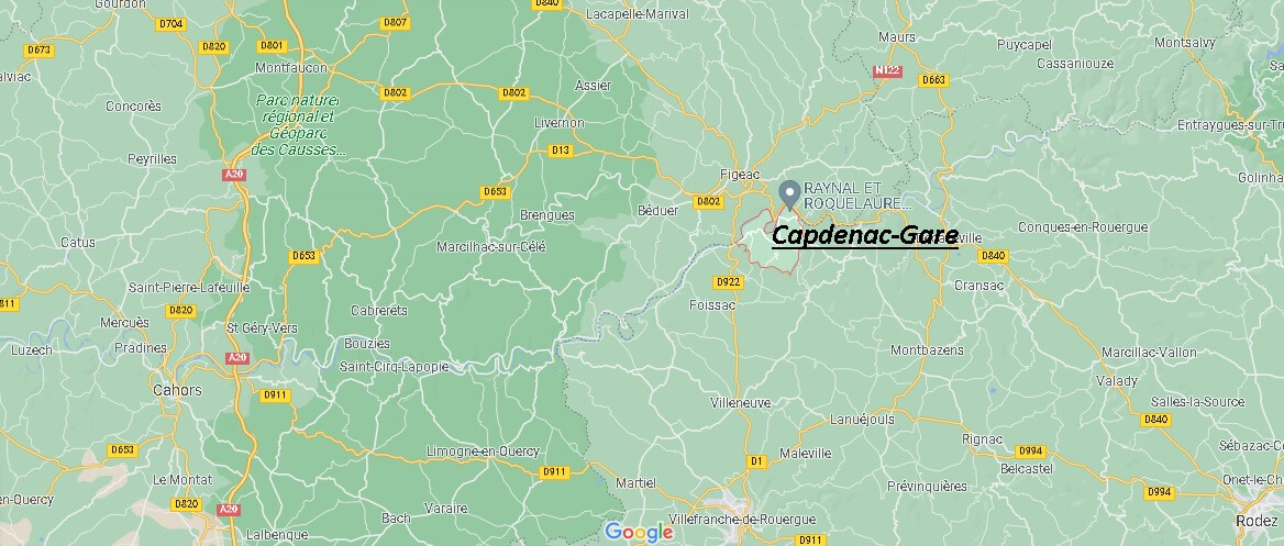 Dans quelle région se trouve Capdenac-Gare
