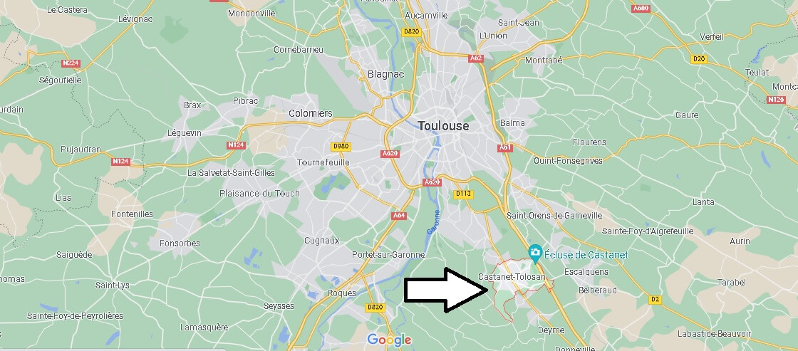 Dans quelle région se trouve Castanet-Tolosan