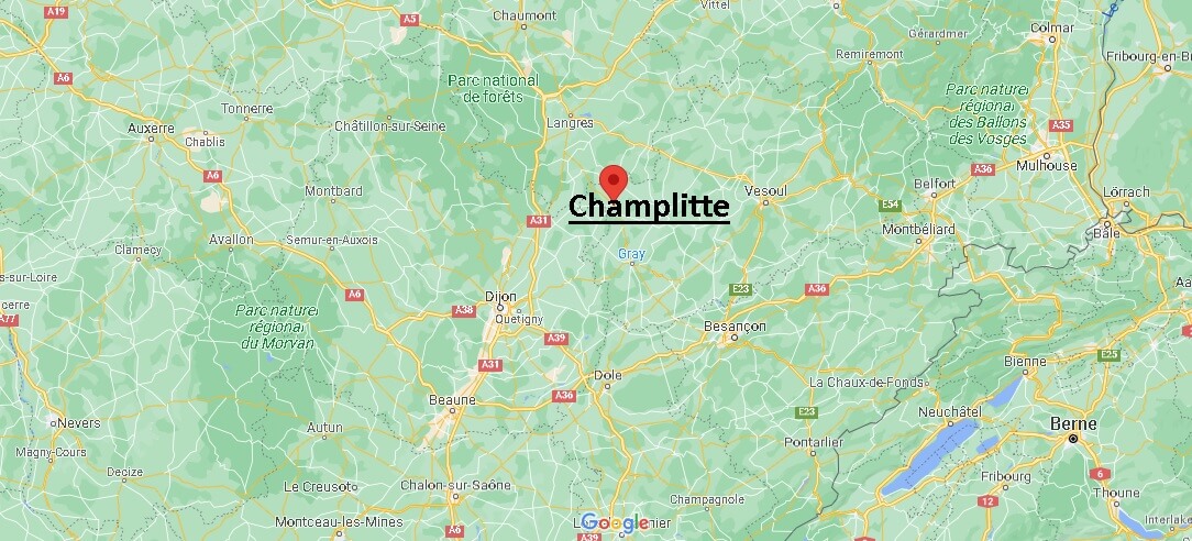 Dans quelle région se trouve Champlitte