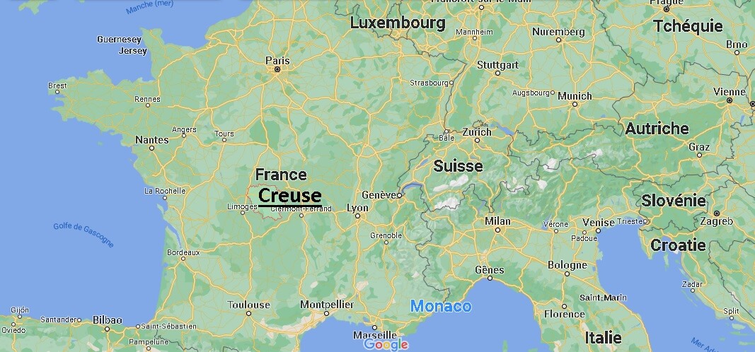 Dans quelle région se trouve Creuse