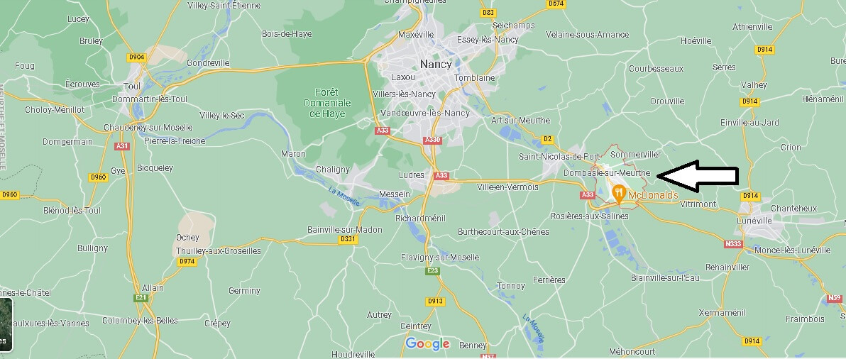 Dans quelle région se trouve Dombasle-sur-Meurthe