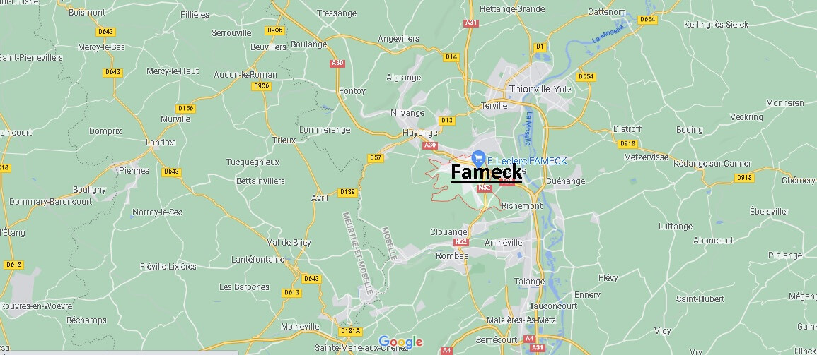 Dans quelle région se trouve Fameck