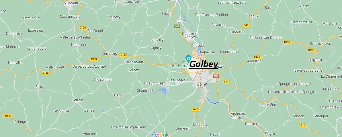 Dans quelle région se trouve Golbey