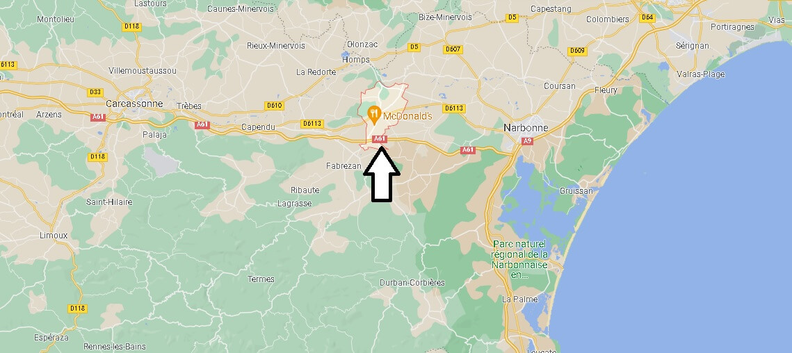 Dans quelle région se trouve Lézignan-Corbières