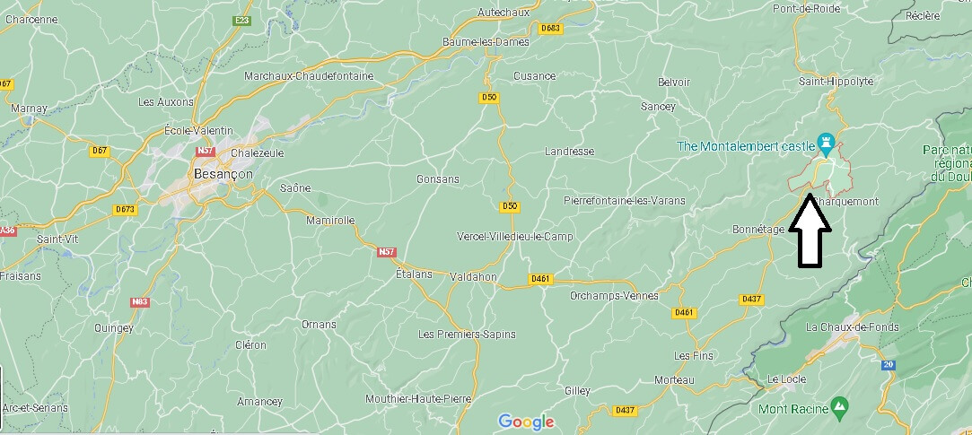 Dans quelle région se trouve Maîche