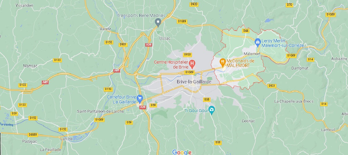 Dans quelle région se trouve Malemort-sur-Corrèze
