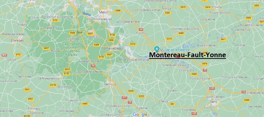 Dans quelle région se trouve Montereau-Fault-Yonne