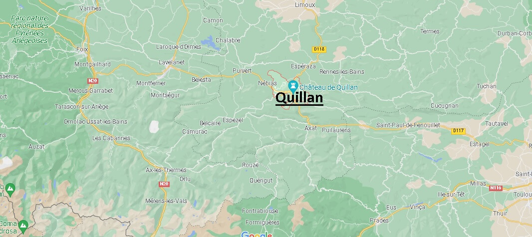 Dans quelle région se trouve Quillan