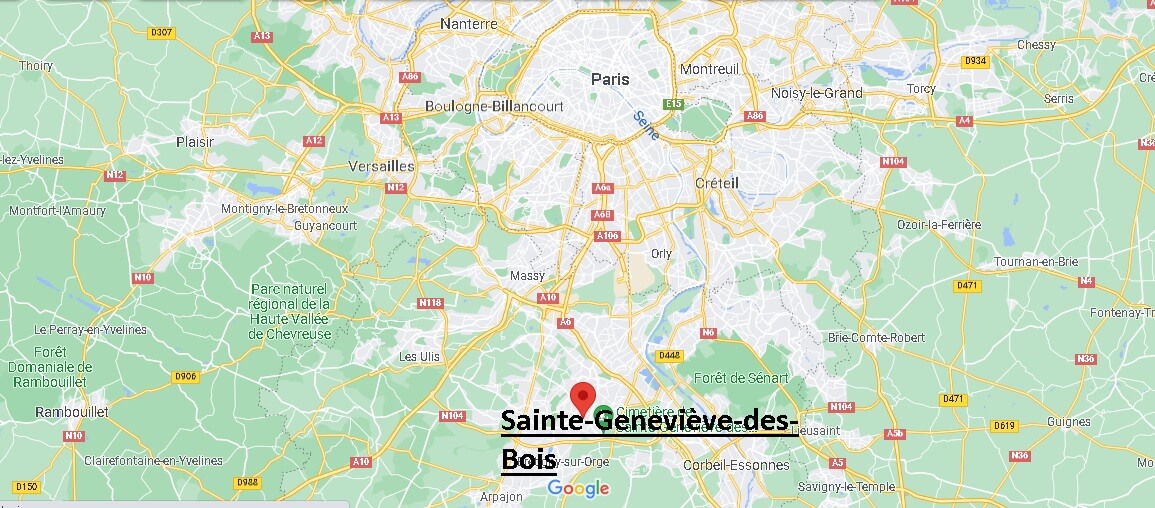 Dans quelle région se trouve Sainte-Geneviève-des-Bois