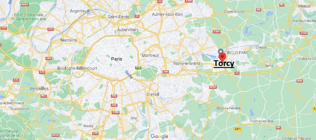 Dans quelle région se trouve Torcy