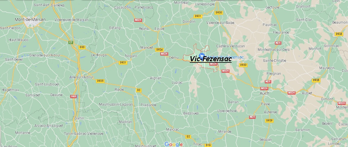 Dans quelle région se trouve Vic-Fezensac