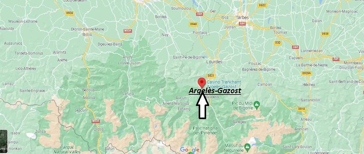 Où se situe Argelès-Gazost (Code postal 65400)