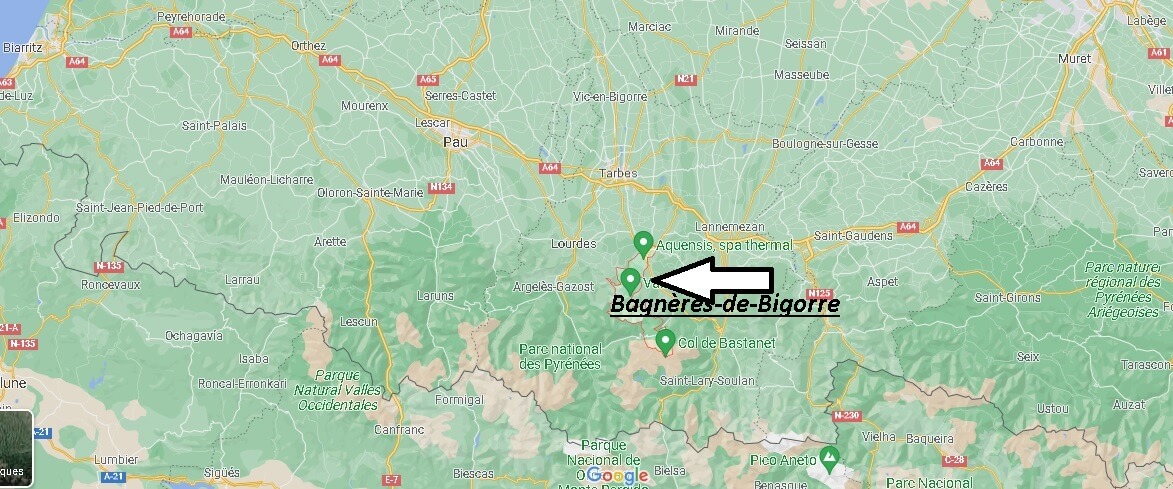 Où se situe Bagnères-de-Bigorre (Code postal 65200)