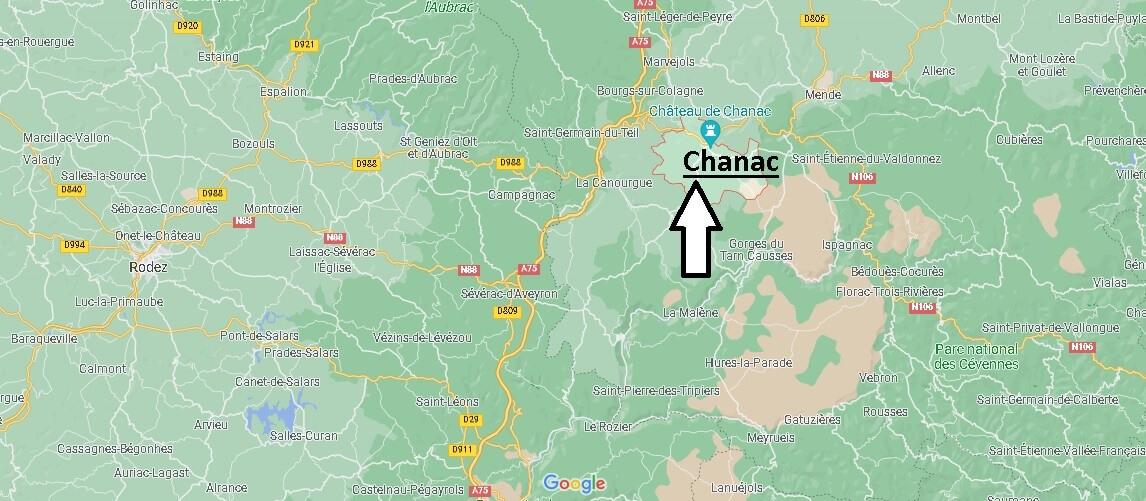 Où se situe Chanac (Code postal 48230)