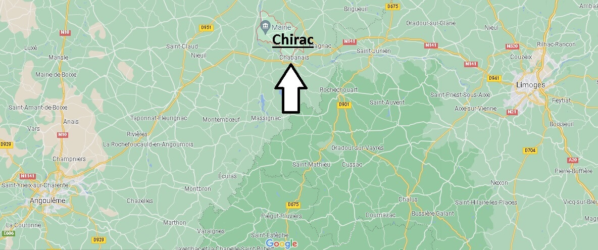 Où se situe Chirac (Code postal 48100)