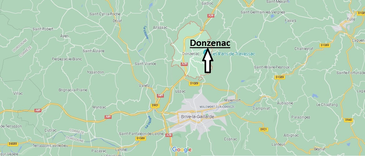 Où se situe Donzenac (Code postal 19270)