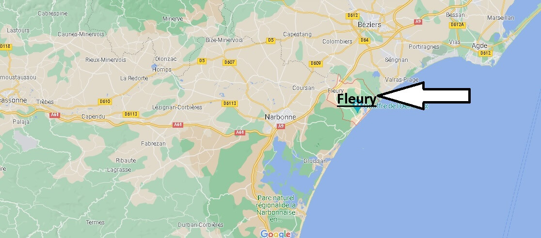 Où se situe Fleury (Code postal 11560)