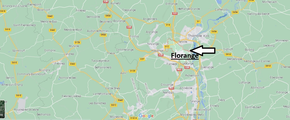 Où se situe Florange (Code postal 57190)