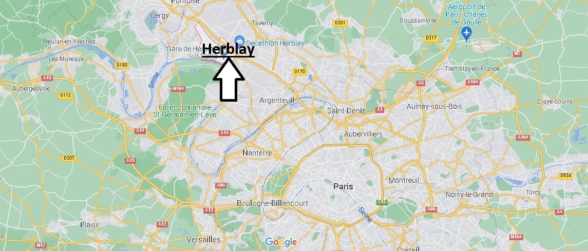 Où se situe Herblay (Code postal 95220)