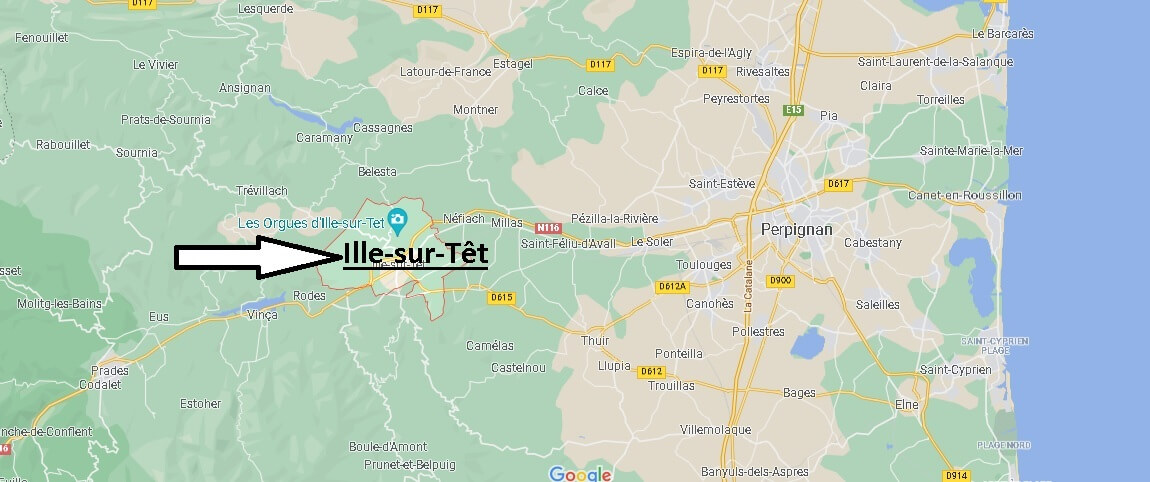 Où se situe Ille-sur-Têt (Code postal 66130)