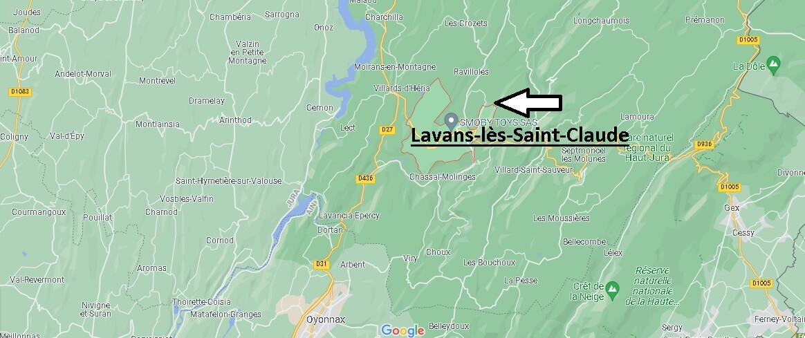Où se situe Lavans-lès-Saint-Claude (Code postal 39170)