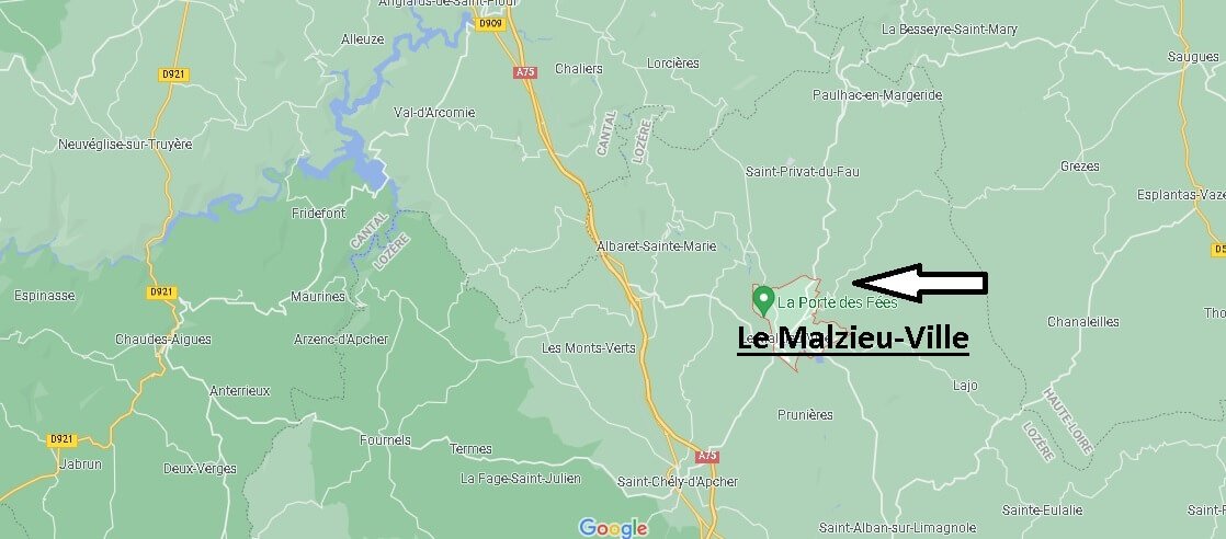 Où se situe Le Malzieu-Ville (Code postal 48140)