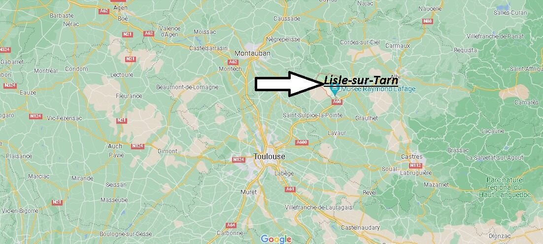 Où se situe Lisle-sur-Tarn (Code postal 81310)