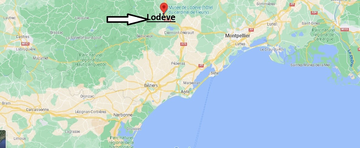 Où se situe Lodève (Code postal 34700)