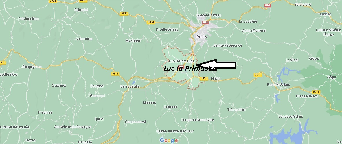 Où se situe Luc-la-Primaube (Code postal 12450)