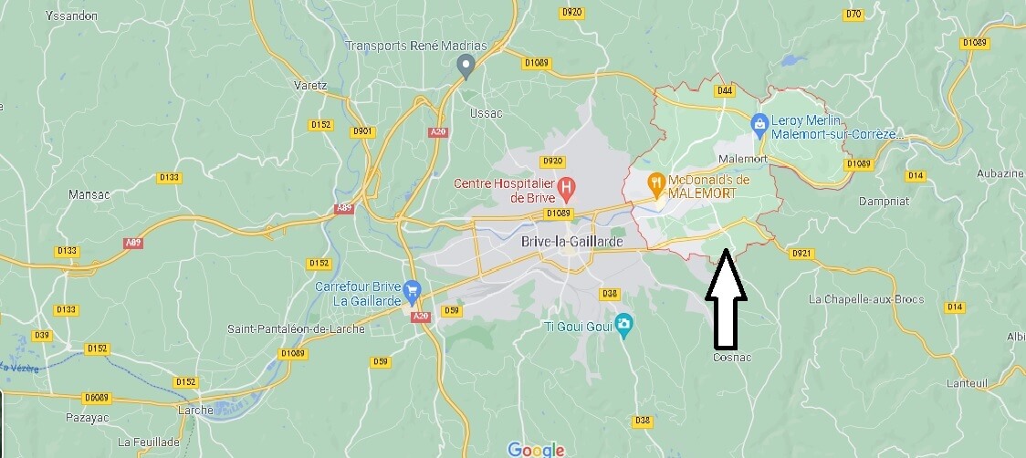 Où se situe Malemort-sur-Corrèze (Code postal 19360)
