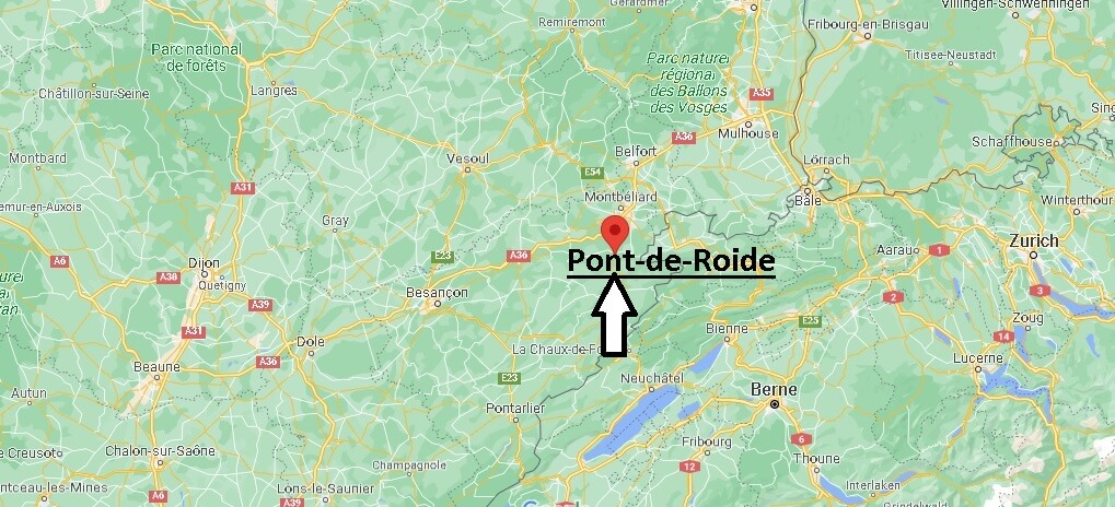 Où se situe Pont-de-Roide (Code postal 25150)